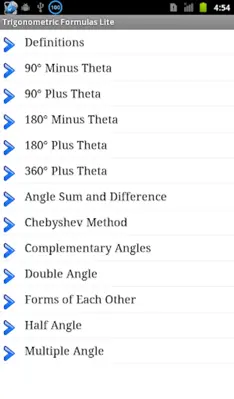 Trigonometry App android App screenshot 5